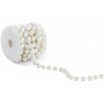 Dekorační perličky na šňůře PERLEŤOVÉ, 12mm x 5m – Zbozi.Blesk.cz