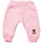 Baby Nellys Pletené kojenecké kalhoty Hand Made modré – Zboží Dáma