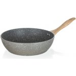 Banquet Wok s nepřilnavým povrchem Natural Stone 28 x 7,8 cm – Sleviste.cz