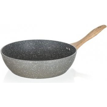 Banquet Wok s nepřilnavým povrchem Natural Stone 28 x 7,8 cm