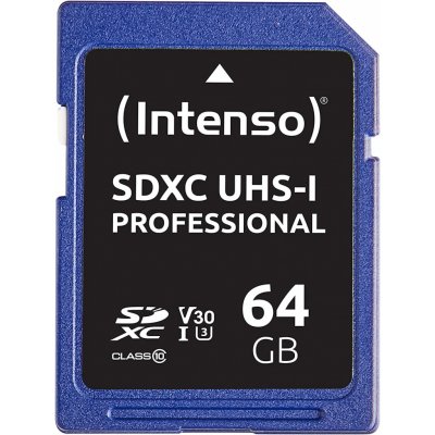 Intenso SDXC UHS-I 64 GB 3431490 – Hledejceny.cz