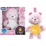 Chicco Goodnight bear svítící medvídek růžový – Zboží Dáma