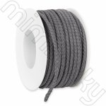 Šňůra oděvní bavlněná 5,3mm šedá – Zboží Dáma