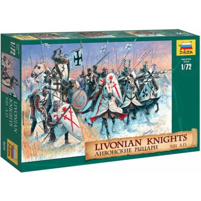 Wargames AoB figurky 8016 Livonian Knights XIIIXIV A. D. 1:72 – Zboží Dáma