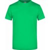 Pánské Tričko James Nicholson pánské základní triko ve vysoké gramáži bez bočních švů zelená