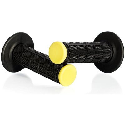 MOTION STUFF motokrosové rukojeti Advanced černé/žluté (half-waffle) – Sleviste.cz