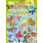 Fakt velká omalovánka Zvířatková mapa světa – Hledejceny.cz