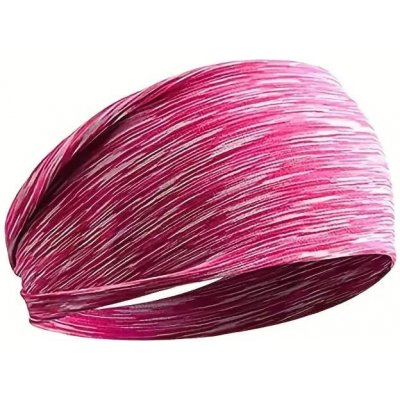 Sportovní Čelenka - růžovo-červená – Zboží Dáma