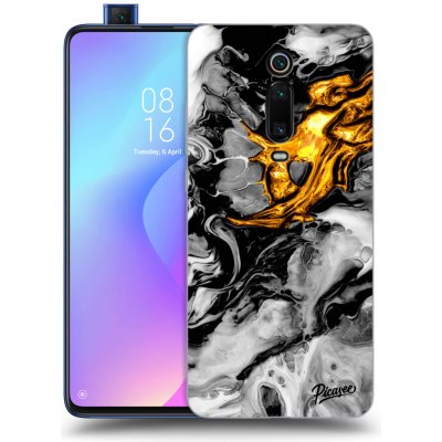 Pouzdro Picasee silikonové Xiaomi Mi 9T Pro - Black Gold 2 černé – Zbozi.Blesk.cz