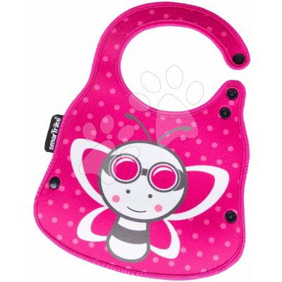 Bryndák pro děti a držák na láhev Včelka Baby Bib & Bottle Holder toTs-smarTrike růžový – Hledejceny.cz