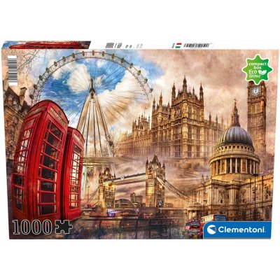 Clementoni Londýn vintage 1000 dílků – Zboží Dáma