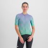 Cyklistický dres Sportful Rocket W Jersey, chalk violet jade cream