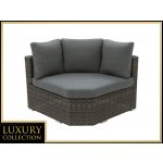 DEOKORK Ratanový rohový díl velký MALIBU šedá – Zboží Dáma