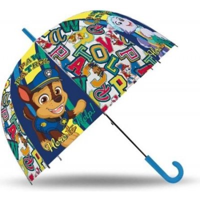 Deštník Tlapková patrola průhledný – Sleviste.cz