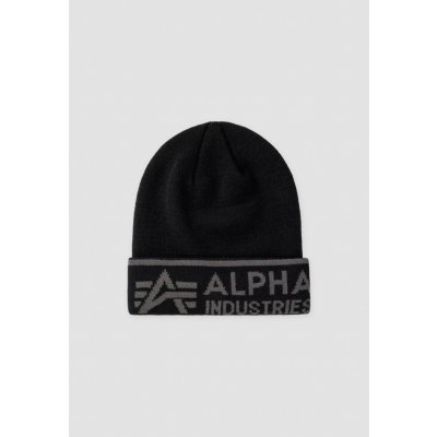 Alpha Industries čepice AI Beanie black/greyblack