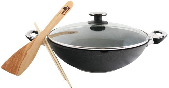 BAF Gigant Titanový wok s poklicí 4 l 32 cm
