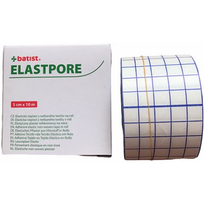 Elastpore Náplast fixační 5 cm x 10 m elastická netkaný textil 1 ks