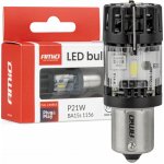 AMIO LED žárovka LumiTec BA15S P21W 12V FULL CANBUS bílá 1 ks – Hledejceny.cz