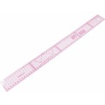 Pravítko ohebné 5x60 cm 3 transparent 1 ks – Sleviste.cz