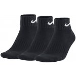 Nike 3PPK VALUE COTTON QUARTER SX4926001 černá – Zboží Dáma