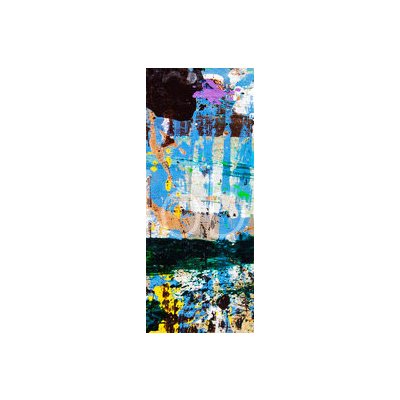 WEBLUX 284026983 Samolepka na dveře fólie Abstract art with splashes of multicolor paint; as a fun; creative Abstraktní umění s potřísněním vícebarevnou barvou; jako zá rozměry 90 x 220 cm – Hledejceny.cz