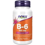 Now Vitamin B6 Pyridoxin 100 mg x 100 kapslí – Zboží Mobilmania