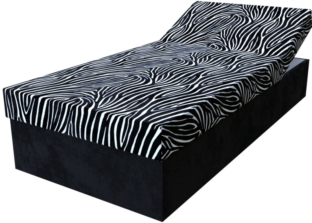 Nábytek Králík Zebra černá molitanová
