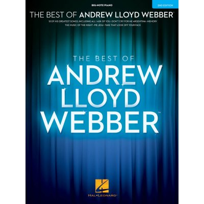 The Best of Andrew Lloyd Webber 2nd Edition Big Note Composer Collection filmov melodie pro klavír 991737 – Sleviste.cz