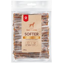 MACED Super Premium Softer pamlsek pro psy hovězí s mrkví mini ekonomické 500 g