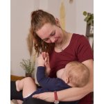 Kojicí tričko Kateřina krátký rukáv tmavě modré – Zboží Dáma