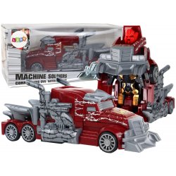 LEANToys Robotický kamion 2v1 červený