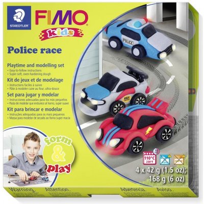 Fimo Staedtler kids Form & Play POLICEJNÍ AUTO – Zbozi.Blesk.cz