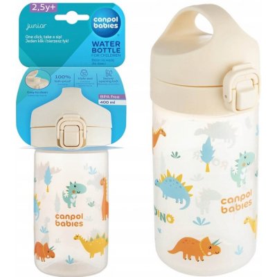 Canpol babies Láhev pro děti JUNIOR 400 ml modrá – Zboží Dáma