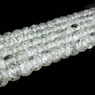 Praskané korálky - bílé - ∅ 8 mm - 10 ks – Zboží Dáma Praskané korálky - bílé - ∅ 8 mm - 10 ks – Zboží Dáma