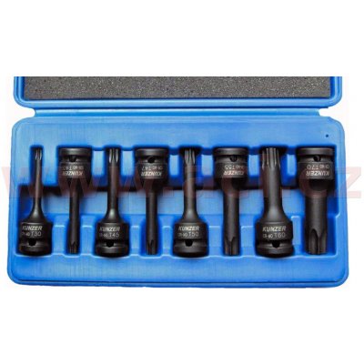 sada nástavců pro rázové utahováky 1/2", torx, 8 ks – Zboží Mobilmania