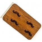 Spona na peníze Dřevěná Wood Knírky – Zboží Dáma