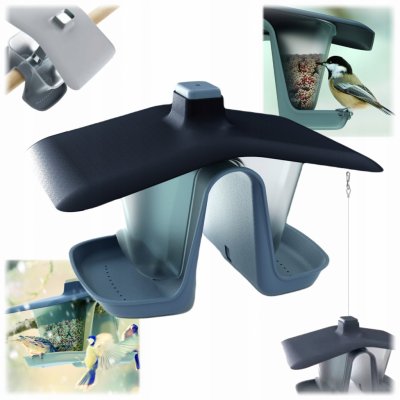 Prosperplast BIRDYFEED DOUBLE IBFD antracit 28cm – Zboží Dáma