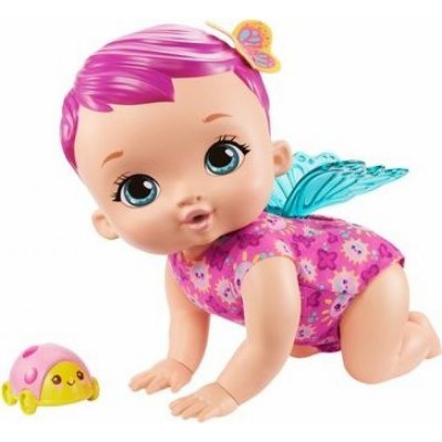 Mattel My Garden Baby plazící se motýlek růžová – Zboží Mobilmania