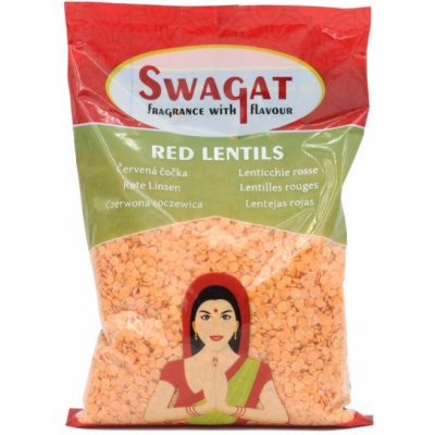 Swagat Čočka červená 0,5 kg – Hledejceny.cz