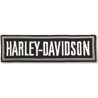 Moto nášivka Harley Davidson BW 10 cm x 3 cm – Hledejceny.cz