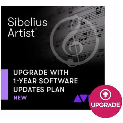 AVID Sibelius Artist 1Y Software Updates+Support – Zboží Živě