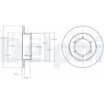 Brzdový kotouč DELPHI BG4218 – Zbozi.Blesk.cz