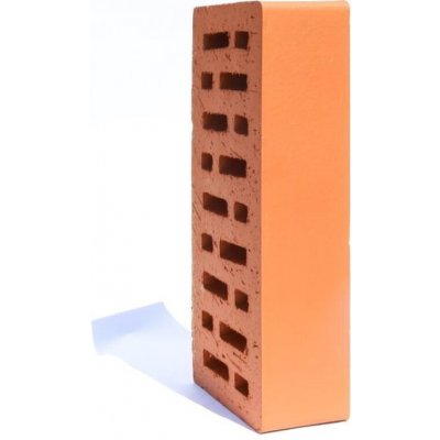 Cihla lícovaná červená světlá děrovaná ČF 16 Janka – 290 × 140 × 65 mm – Zboží Mobilmania