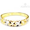 Prsteny Adanito BRR0877GS Zlatý z kombinovaného zlata