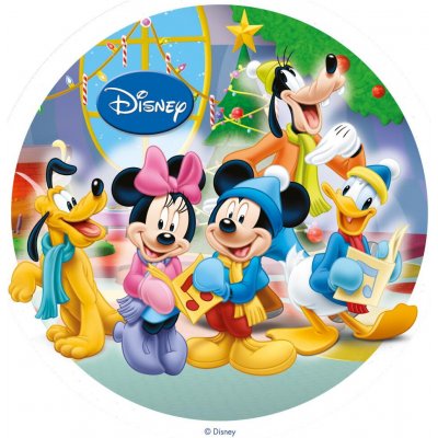 Jedlý papír MICKEY MOUSE – koledy u stromečku ● Určení: Obrázek na dort – Hledejceny.cz