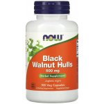 Now Foods Black Walnut Hulls 500 mg 100 rostlinných kapslí – Hledejceny.cz