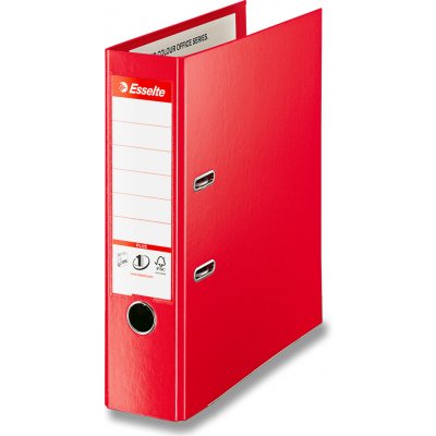 Esselte No. 1 Power - plastový pákový pořadač - 75 mm, bordeaux A4 – Zboží Živě