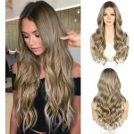 Sapphirewigs dámská paruka hnědá s melíry – Zbozi.Blesk.cz