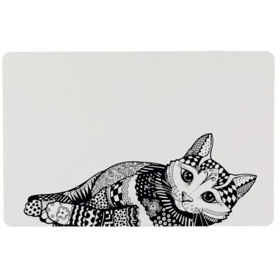 Trixie Zentangle podložka pod misku 44 x 28 cm – Zbozi.Blesk.cz