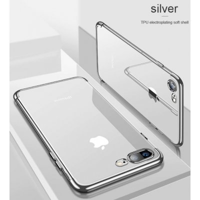 Pouzdro Electro Plating Apple iPhone 7 Plus/8 Plus Stříbrné – Zbozi.Blesk.cz